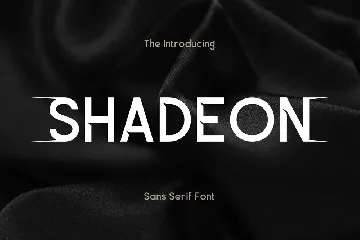 Shadeon Sans Serif Font