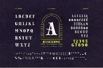 Baschone font