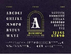 Baschone font