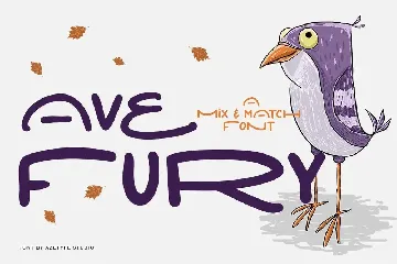 Ave Fury font