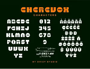 Cherevox font