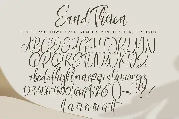 Sand Thoren font