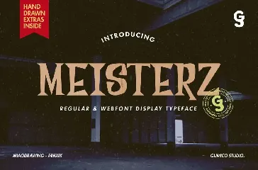 Meisterz Typeface font