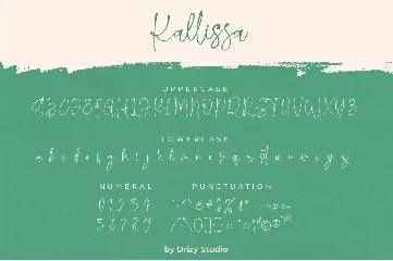 Kallissa font