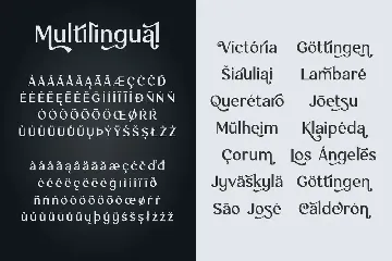 Silver Miranda font