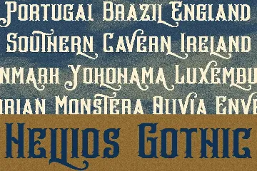 Hellios Gothic - Blackletter Font