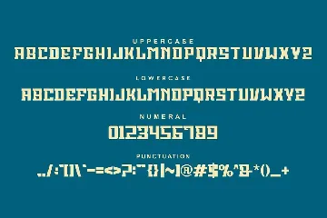 Norexan font