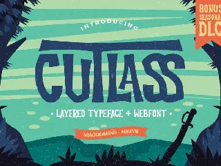 Cutlass Typeface - Lite font