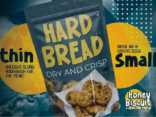 Honey Biscuit - Unique Bold Display font