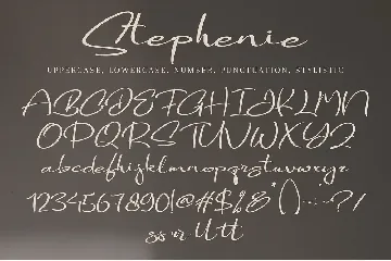 Stephenie font