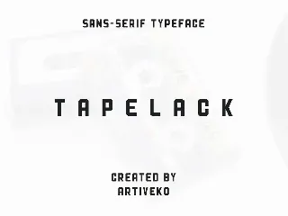 Tapelack Font