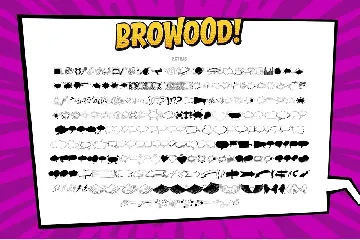 Browood Layered Comic Font