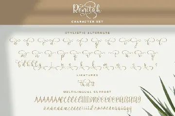 Renitah - Lovely Script Font