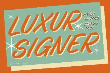 Luxur Signer font