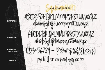 Squeamish Brush font