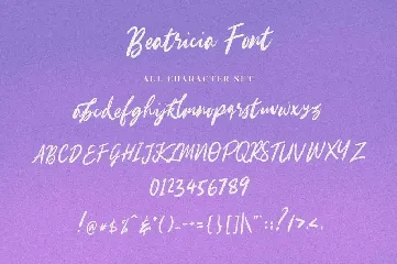 Beatricia | Modern Script Font