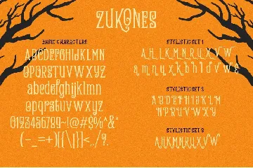 The Zukones Halloween Font