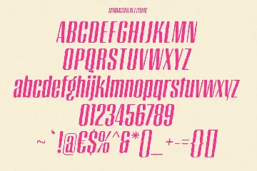 Krueger Sans Display Font