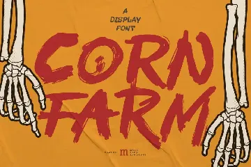 Corn Farm | A Display Font