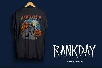 Rankday Halloween Font Plus Bonus