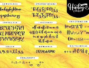 Hailey - Curly Script Font