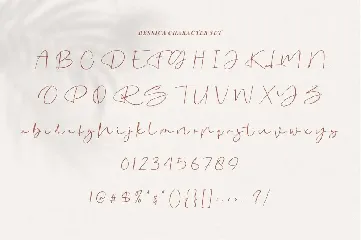 Ressica | Modern Script font