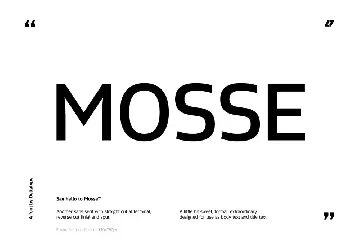 Mosse font