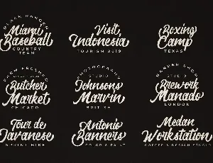 Natural Typeface font