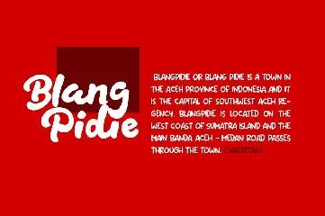 Blang Pidie Font Duo