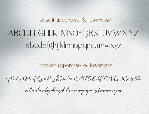 Zesant font