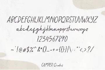 Camper Quotes font