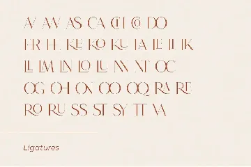 Roseritta - Ligature Serif font