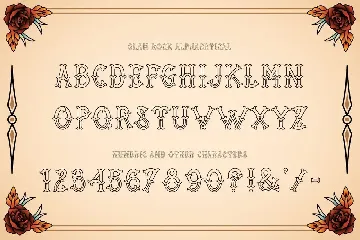 Glam Rock Vintage Font