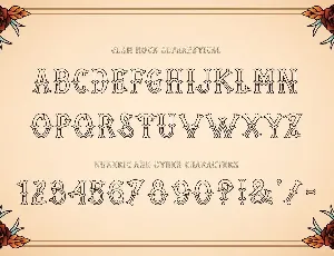 Glam Rock Vintage Font