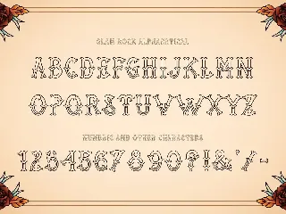 Glam Rock Vintage Font