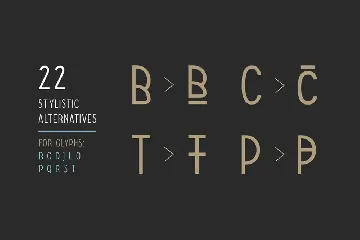 BERNAT - Unique Display Font