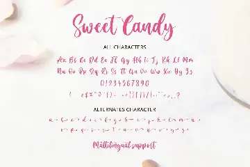 Sweet Candy Script font