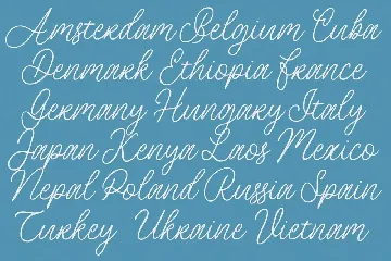 Berlina | A Handwritten Font