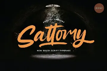 Sattomy - Handwritten Font