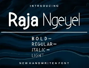 Raja Ngeyel Font