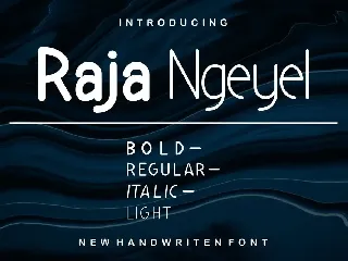 Raja Ngeyel Font