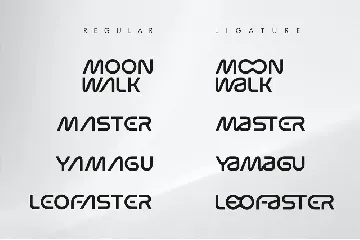 Moon Walk | Futuristic Modern Fonts