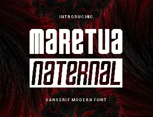 Maretua Naternal Font