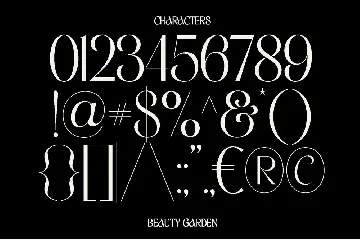 Beauty Garden font