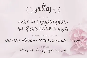 Sallas font