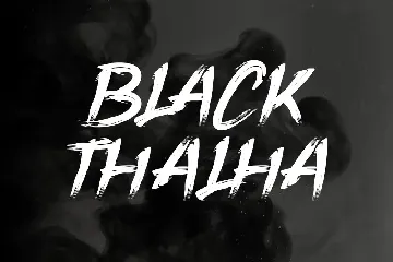 Black Thalha font