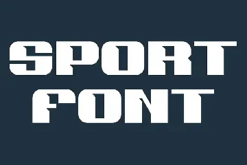 Bold Sports font