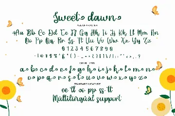 Sweet Dawn font