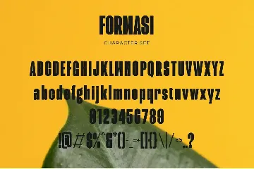 Formasi - Modern Condensed Sans font