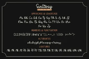 Sinttesy font